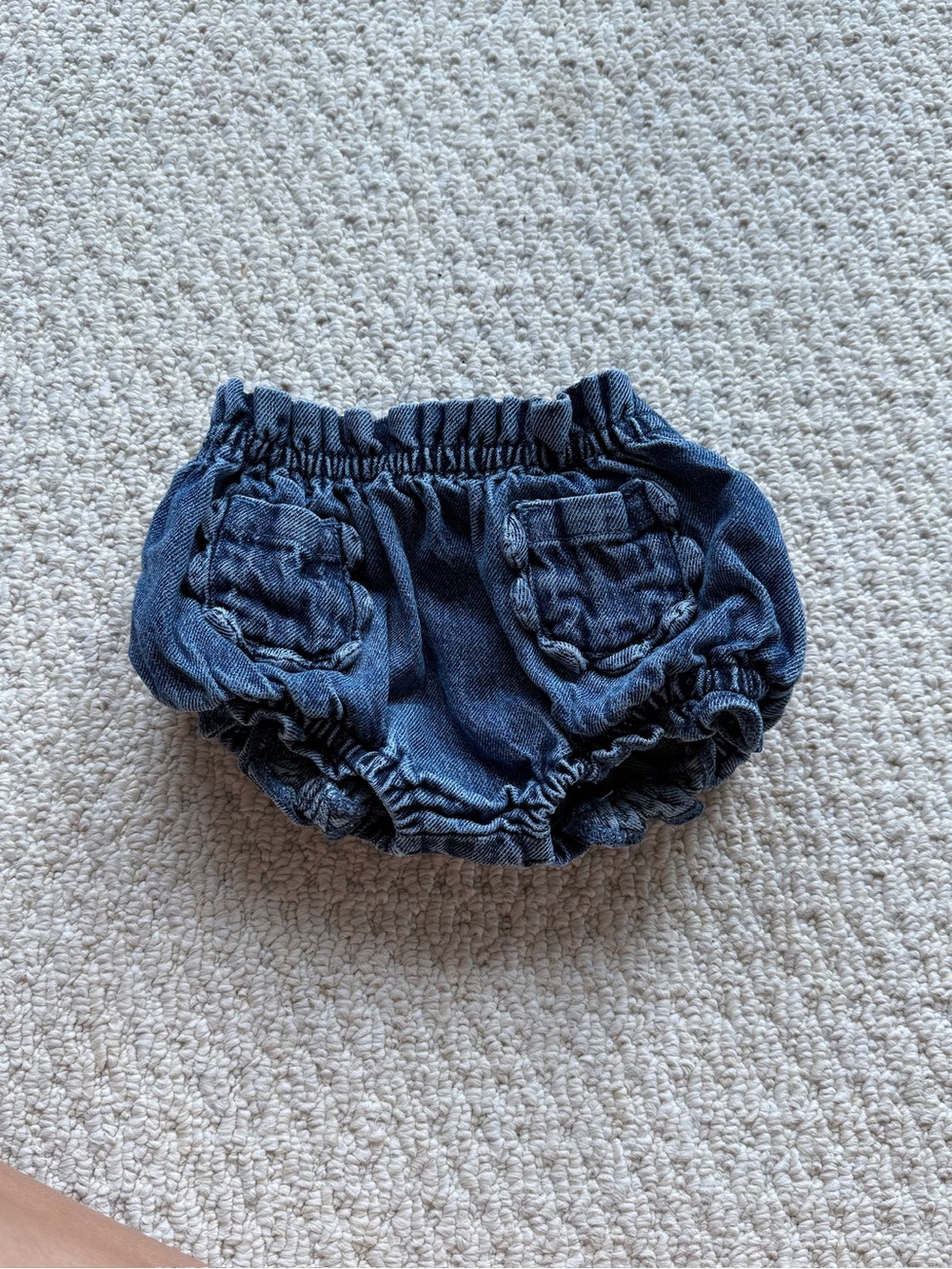 Denim Blue Baby Bloomers - Emile & Ida